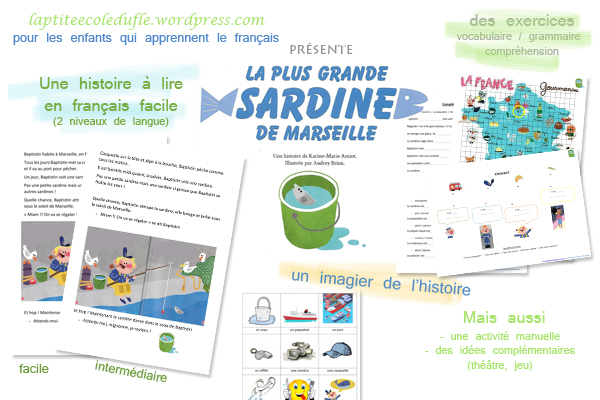 lecture facile français apprendre easy A1 A2 lexique marseille activités gratuites à télécharger